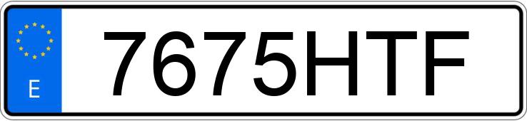 Numer rejestracyjny 7675HTF posiada OPEL CORSA