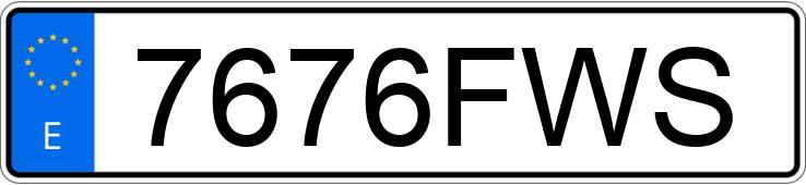 Numer rejestracyjny 7676FWS posiada FORD MONDEO