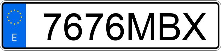 Numer rejestracyjny 7676MBX posiada AUDI RS Q8