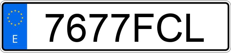 Numer rejestracyjny 7677FCL posiada CITROEN C5
