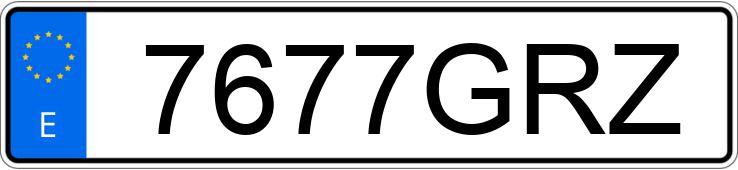 Il numero di registrazione 7677GRZ ha PEUGEOT 3008