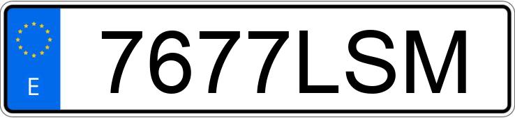 Numer rejestracyjny 7677LSM posiada MERCEDES E (213)