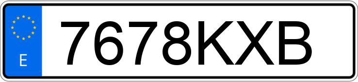 Numer rejestracyjny 7678KXB posiada BMW SERIE 3 Numer rejestracyjny 7678KXB posiada BMW SERIE 3