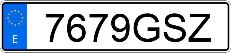 Numer rejestracyjny 7679GSZ posiada MAZDA MAZDA3