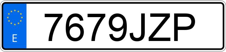 Numer rejestracyjny 7679JZP posiada MERCEDES C (205)