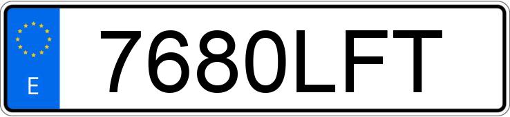 Numer rejestracyjny 7680LFT posiada AUDI RS4 Numer rejestracyjny 7680LFT posiada AUDI RS4