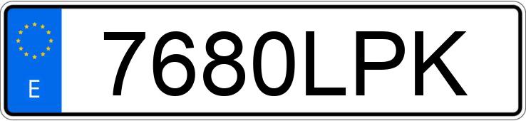 Numer rejestracyjny 7680LPK posiada SKODA KAROQ Numer rejestracyjny 7680LPK posiada SKODA KAROQ