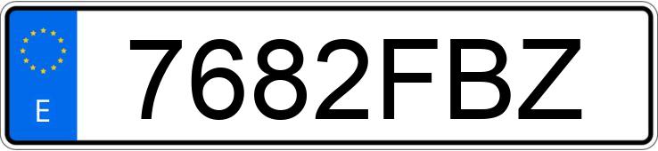 Numer rejestracyjny 7682FBZ posiada OPEL ZAFIRA