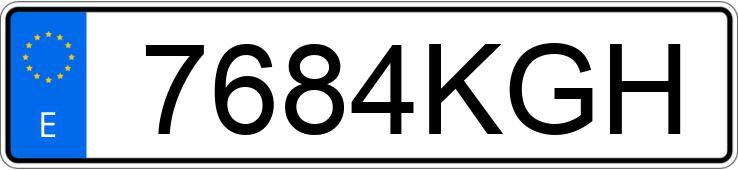 Numer rejestracyjny 7684KGH posiada DACIA LOGAN Numer rejestracyjny 7684KGH posiada DACIA LOGAN