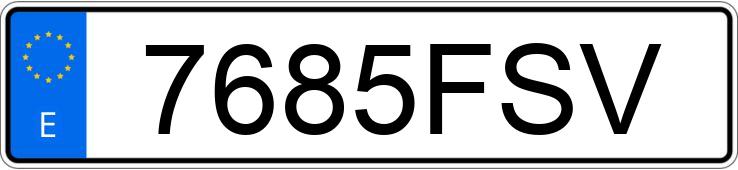 Numer rejestracyjny 7685FSV posiada DAF 55 LF