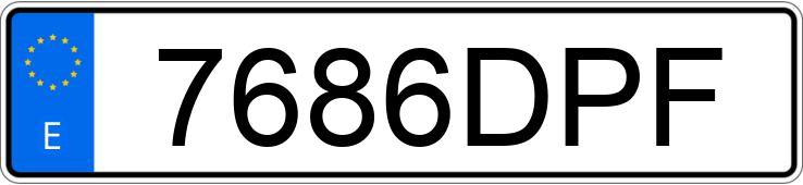 Numer rejestracyjny 7686DPF posiada JEEP CHEROKEE