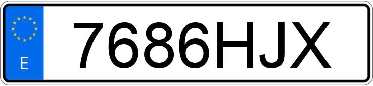 Numer rejestracyjny 7686HJX posiada VOLKSWAGEN POLO Numer rejestracyjny 7686HJX posiada VOLKSWAGEN POLO