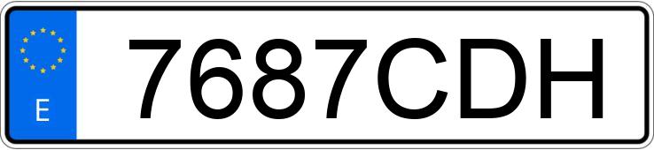 Numer rejestracyjny 7687CDH posiada CITROEN C3