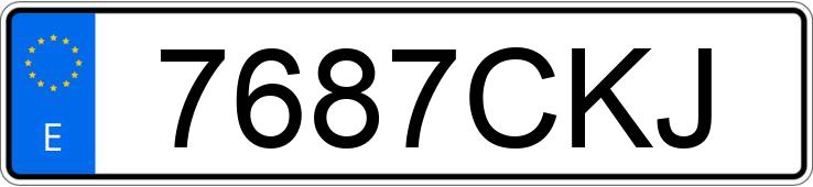 Numer rejestracyjny 7687CKJ posiada TOYOTA AVENSIS EXECUTIVE D4D 2.0