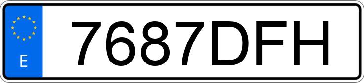 Numer rejestracyjny 7687DFH posiada JAGUAR X TYPE