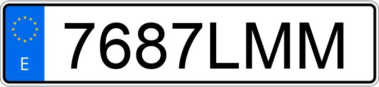 Numer rejestracyjny 7687LMM posiada VOLKSWAGEN TOURAN Numer rejestracyjny 7687LMM posiada VOLKSWAGEN TOURAN