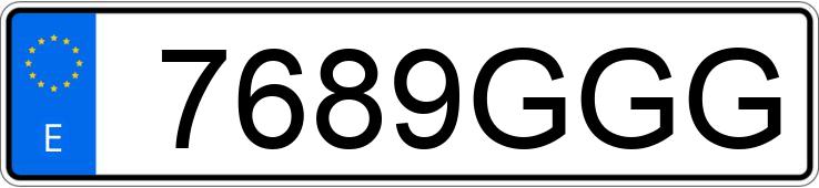 Numer rejestracyjny 7689GGG posiada BMW SERIE 5 Numer rejestracyjny 7689GGG posiada BMW SERIE 5
