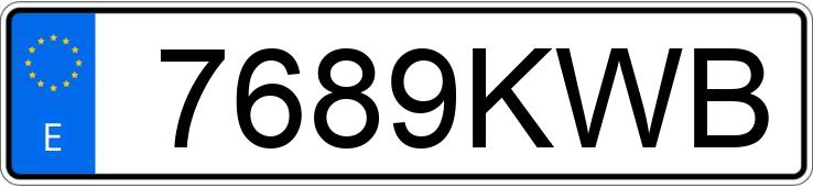 Numer rejestracyjny 7689KWB posiada PEUGEOT 308 Numer rejestracyjny 7689KWB posiada PEUGEOT 308