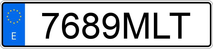 Numer rejestracyjny 7689MLT posiada AUDI A3 SPORTBACK Numer rejestracyjny 7689MLT posiada AUDI A3 SPORTBACK