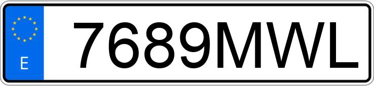 Numer rejestracyjny 7689MWL posiada TOYOTA LAND CRUISER