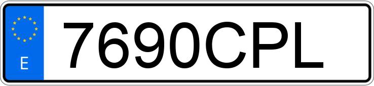 Numer rejestracyjny 7690CPL posiada TOYOTA CELICA 1.8 VVTL-I TS