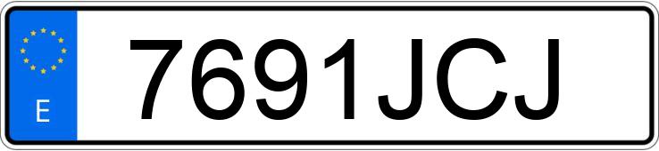 Numer rejestracyjny 7691JCJ posiada VOLKSWAGEN PASSAT