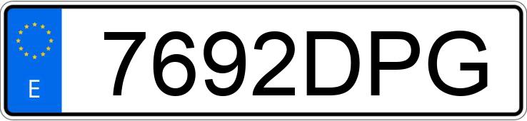 Numer rejestracyjny 7692DPG posiada VOLKSWAGEN POLO