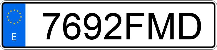 Numer rejestracyjny 7692FMD posiada CITROEN C4 GRAND PICASSO