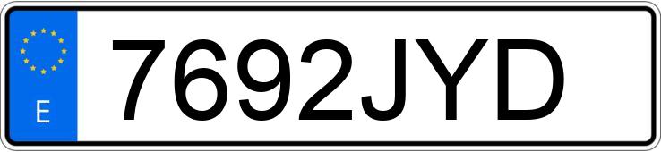 Numer rejestracyjny 7692JYD posiada TOYOTA YARIS Numer rejestracyjny 7692JYD posiada TOYOTA YARIS