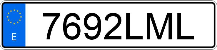 Numer rejestracyjny 7692LML posiada MERCEDES CITAN