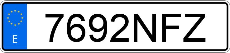 Numer rejestracyjny 7692NFZ posiada KIA XCEED