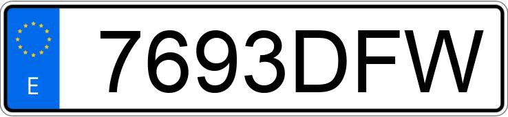 Numer rejestracyjny 7693DFW posiada FORD MONDEO Numer rejestracyjny 7693DFW posiada FORD MONDEO
