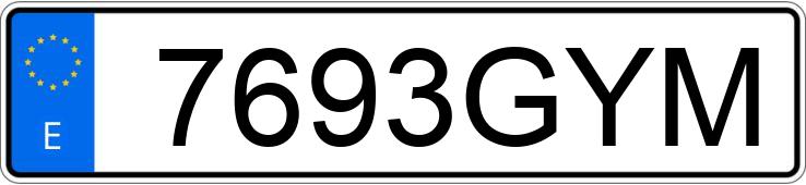 Numer rejestracyjny 7693GYM posiada PEUGEOT RCZ