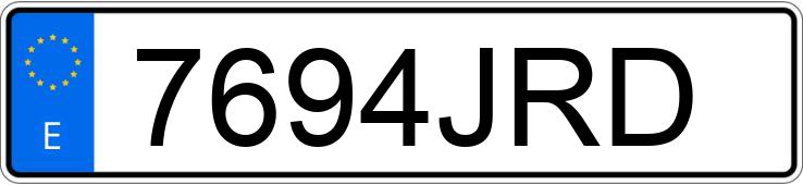 Numer rejestracyjny 7694JRD posiada SEAT LEON Numer rejestracyjny 7694JRD posiada SEAT LEON