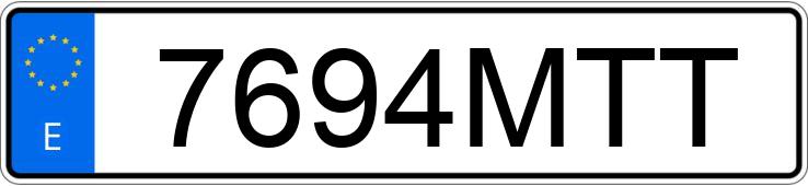 Numer rejestracyjny 7694MTT posiada FORD FOCUS Numer rejestracyjny 7694MTT posiada FORD FOCUS