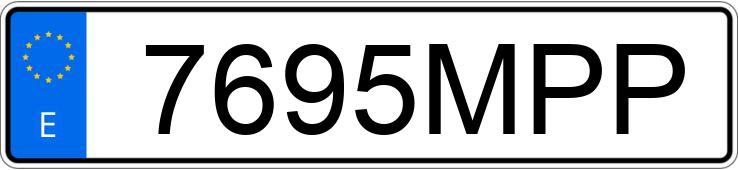 Numer rejestracyjny 7695MPP posiada IVECO DAILY
