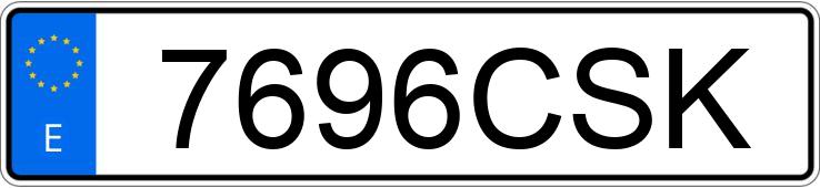 Numer rejestracyjny 7696CSK posiada KYMCO GRAND DINK 250 4T