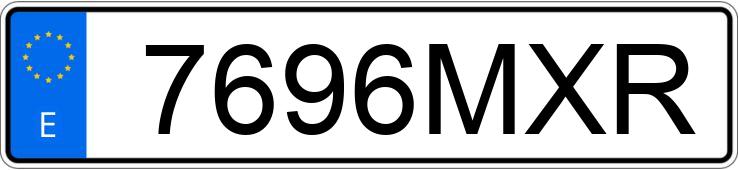 Numer rejestracyjny 7696MXR posiada RENAULT RAFALE Numer rejestracyjny 7696MXR posiada RENAULT RAFALE
