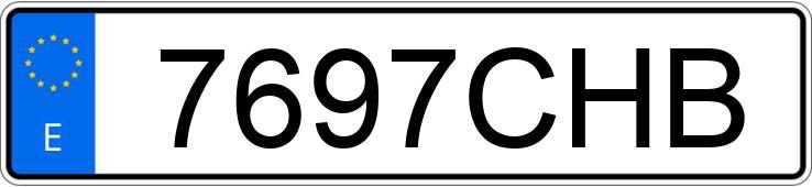 Numer rejestracyjny 7697CHB posiada PEUGEOT EXPERT Numer rejestracyjny 7697CHB posiada PEUGEOT EXPERT