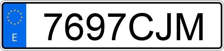 Numer rejestracyjny 7697CJM posiada HONDA CIVIC