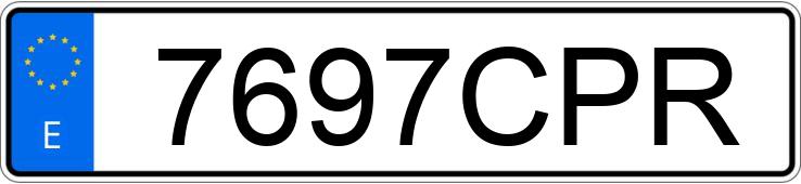 Numer rejestracyjny 7697CPR posiada PEUGEOT 406