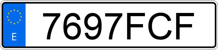 Numer rejestracyjny 7697FCF posiada BMW SERIE 3 Numer rejestracyjny 7697FCF posiada BMW SERIE 3