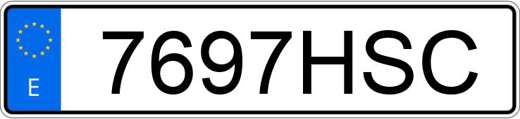 Numer rejestracyjny 7697HSC posiada SEAT IBIZA Numer rejestracyjny 7697HSC posiada SEAT IBIZA