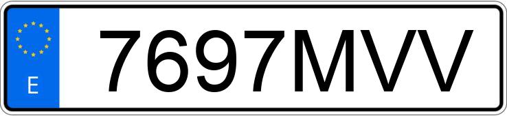 Numer rejestracyjny 7697MVV posiada TOYOTA COROLLA