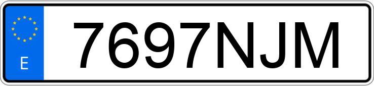 Numer rejestracyjny 7697NJM posiada VOLKSWAGEN T-CROSS