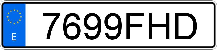 Numer rejestracyjny 7699FHD posiada RENAULT GRAND SCENIC