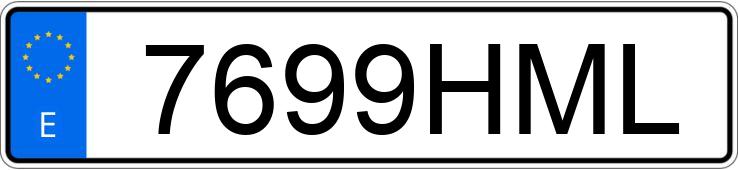 Numer rejestracyjny 7699HML posiada SEAT IBIZA Numer rejestracyjny 7699HML posiada SEAT IBIZA