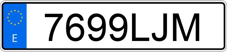 Le numéro d’enregistrement 7699LJM a BMW SERIE 4