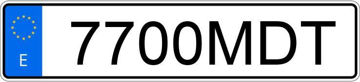 Numer rejestracyjny 7700MDT posiada HYUNDAI TUCSON