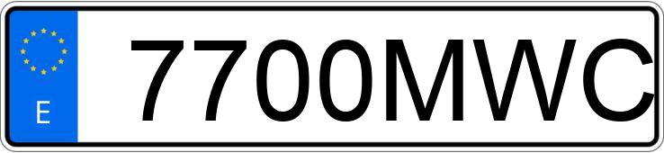 Numer rejestracyjny 7700MWC posiada PORSCHE MACAN Numer rejestracyjny 7700MWC posiada PORSCHE MACAN